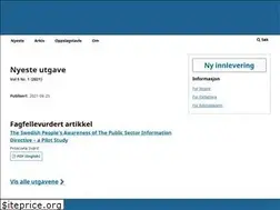 Sites similar to tidsskriftetarkiv.no