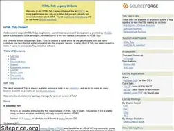 Sites similar to tidy.sf.net
