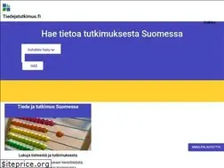 Sites similar to tiedejatutkimus.fi