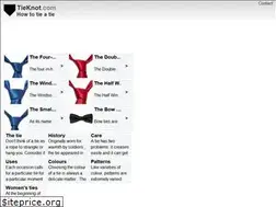 Sites similar to tieknot.com