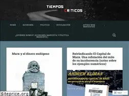 Sites similar to tiemposcriticos.wordpress.com