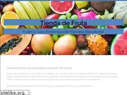 Sites similar to tiendadefruta.es