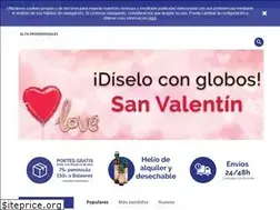 Sites similar to tiendadeglobos.com