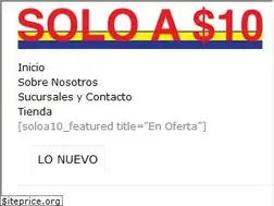 Sites similar to tiendasoloa10.com