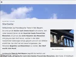 Sites similar to tiere-in-not-bayern.de