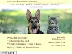 Sites similar to tierhomoeopathie-schmidt.de