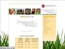 Sites similar to tierklinik-pritzwalk.de