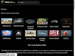 Sites similar to tierlist.com