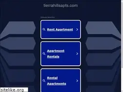 Sites similar to tierrahillsapts.com