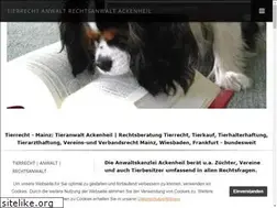Sites similar to tierrecht-mainz.de