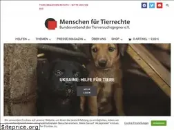 Sites similar to tierrechte.de