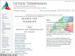 Sites similar to tieteentermipankki.fi
