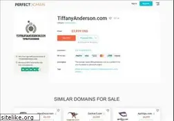 Sites similar to tiffanyanderson.com