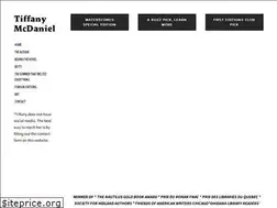 Sites similar to tiffanymcdaniel.com