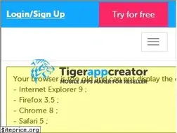 Sites similar to tigerappcreator.com