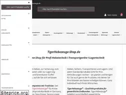 Sites similar to tigerhebezeuge-shop.de