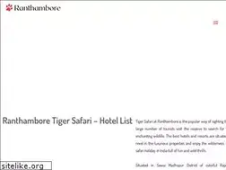 Sites similar to tigersafariranthambore.com