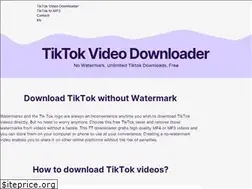 Sites similar to tik-tok-video.com