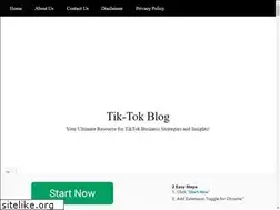 Sites similar to tik-tok.blog