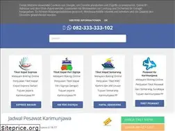 Sites similar to tiketkapalkarimunjawa.com