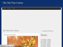 Sites similar to tikithaicuisine.com