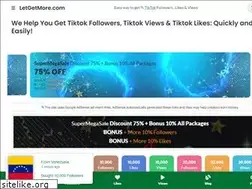 Sites similar to tiktok.letgetmore.com