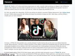 Sites similar to tiktok18apk.club
