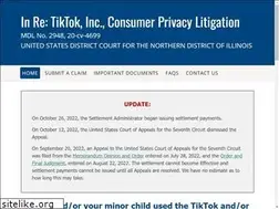 Sites similar to tiktokdataprivacysettlement.com