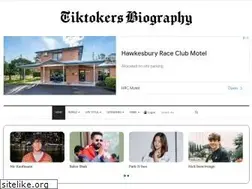 Sites similar to tiktokersbiography.com