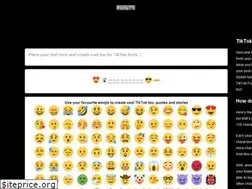Sites similar to tiktokfonts.com