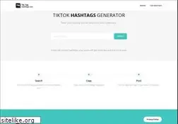 Sites similar to tiktokhashtags.com