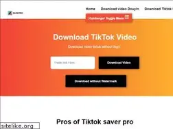 Sites similar to tiktoksaverpro.com
