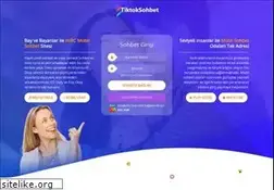 Sites similar to tiktoksohbet.net