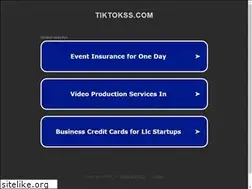 Sites similar to tiktokss.com
