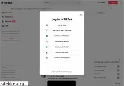 Sites similar to tiktokv.com