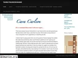Sites similar to tilonlysilenceremains.com