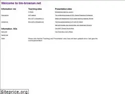 Sites similar to tim-brosnan.net