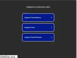 Sites similar to timbaktu-organic.org