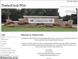 Sites similar to timbercreekpoa.com