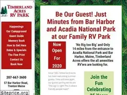 Sites similar to timberlandacresrvpark.com