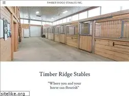 Sites similar to timberridgestables.com