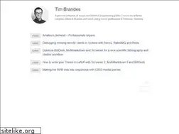Sites similar to timbrandes.com