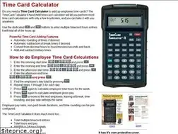 Sites similar to timecardcalculator.com
