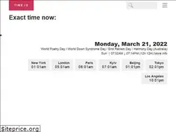 Sites similar to timeis.com