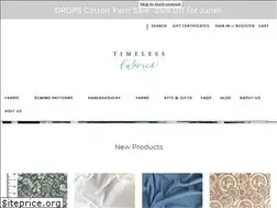 Sites similar to timelessfabrics.co.uk
