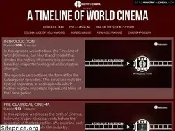 Sites similar to timelineofcinema.com