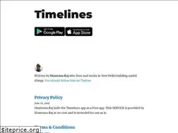 Sites similar to timelines.sixth.io
