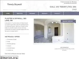 Sites similar to timelydrywall.com