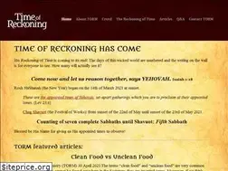 Sites similar to timeofreckoning.org