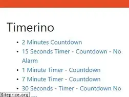 Sites similar to timerino.com